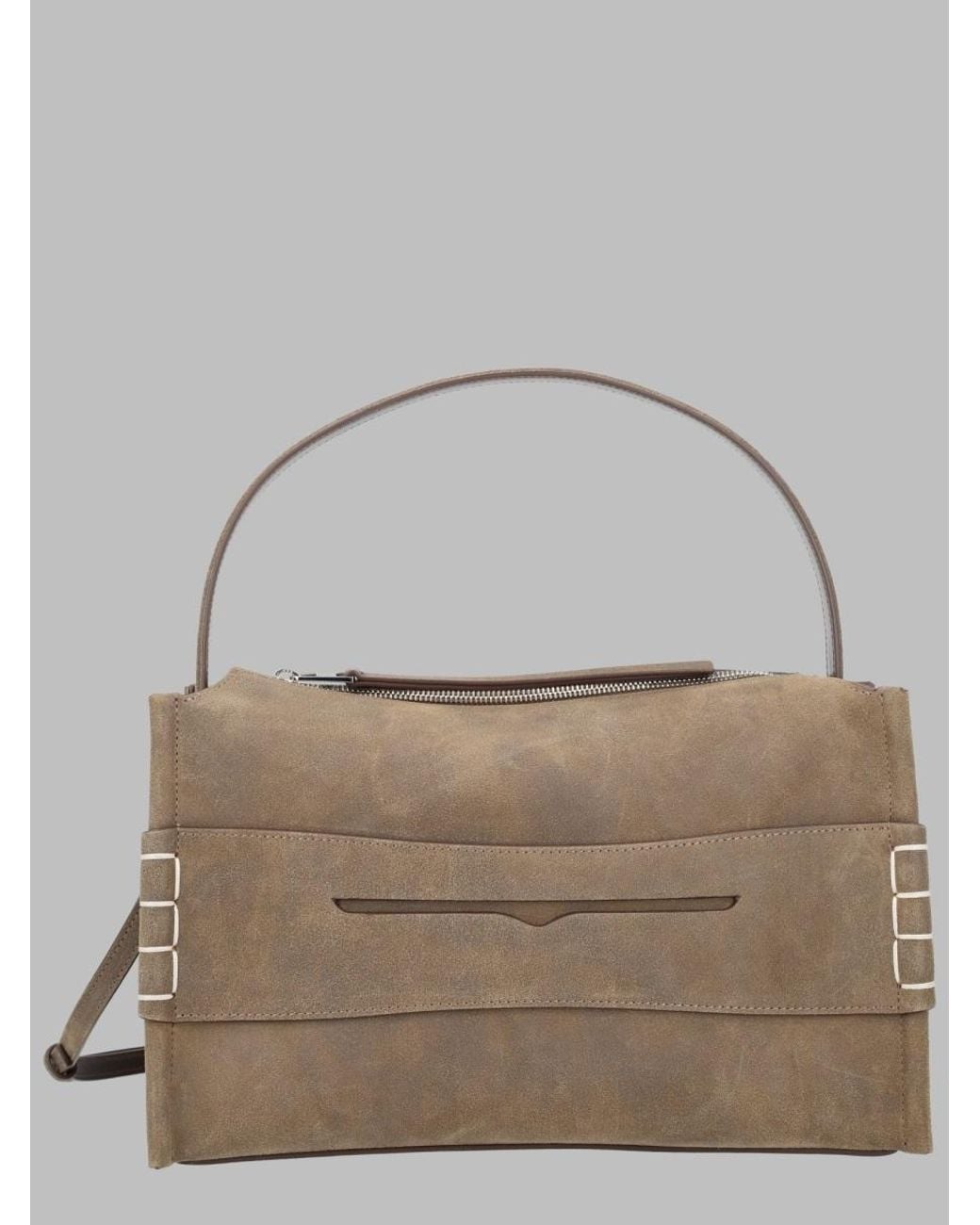 J.W. Anderson Brown Italian Leather Shoulder Bag
