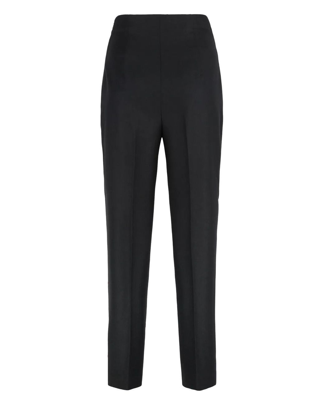 Alberta Ferretti Black Virgin Wool Trousers