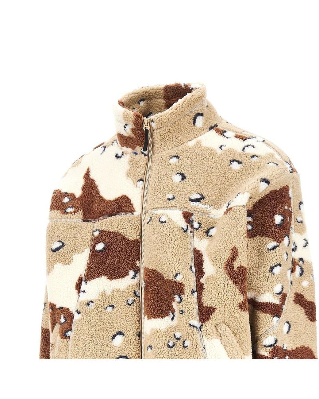 Obey Natural Axis Sherpa Jacket for men