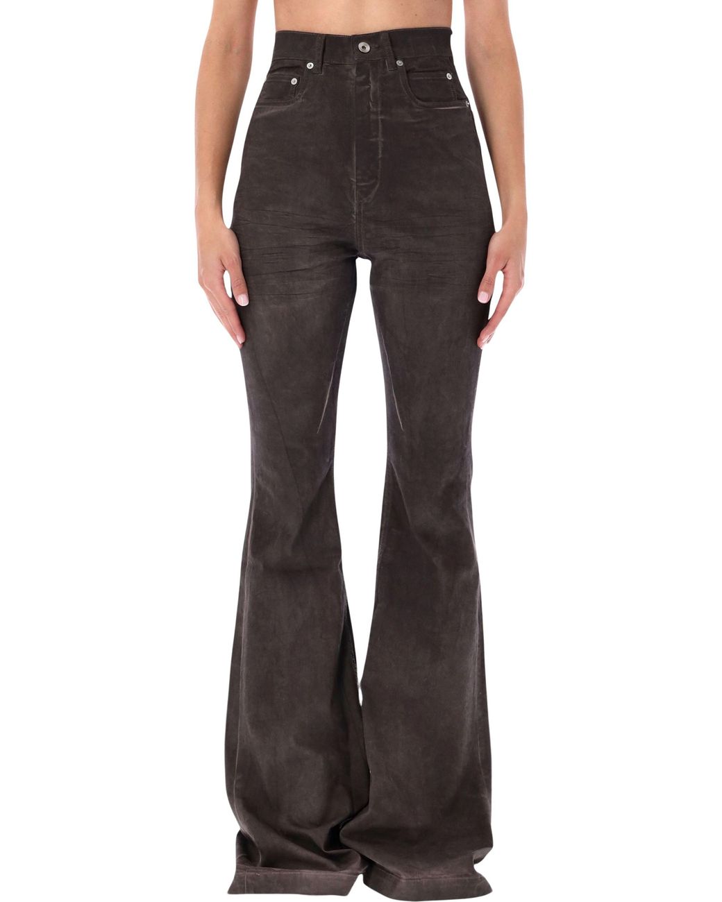 Rick Owens Black Drkshdw Bolan Bootcut Jeans
