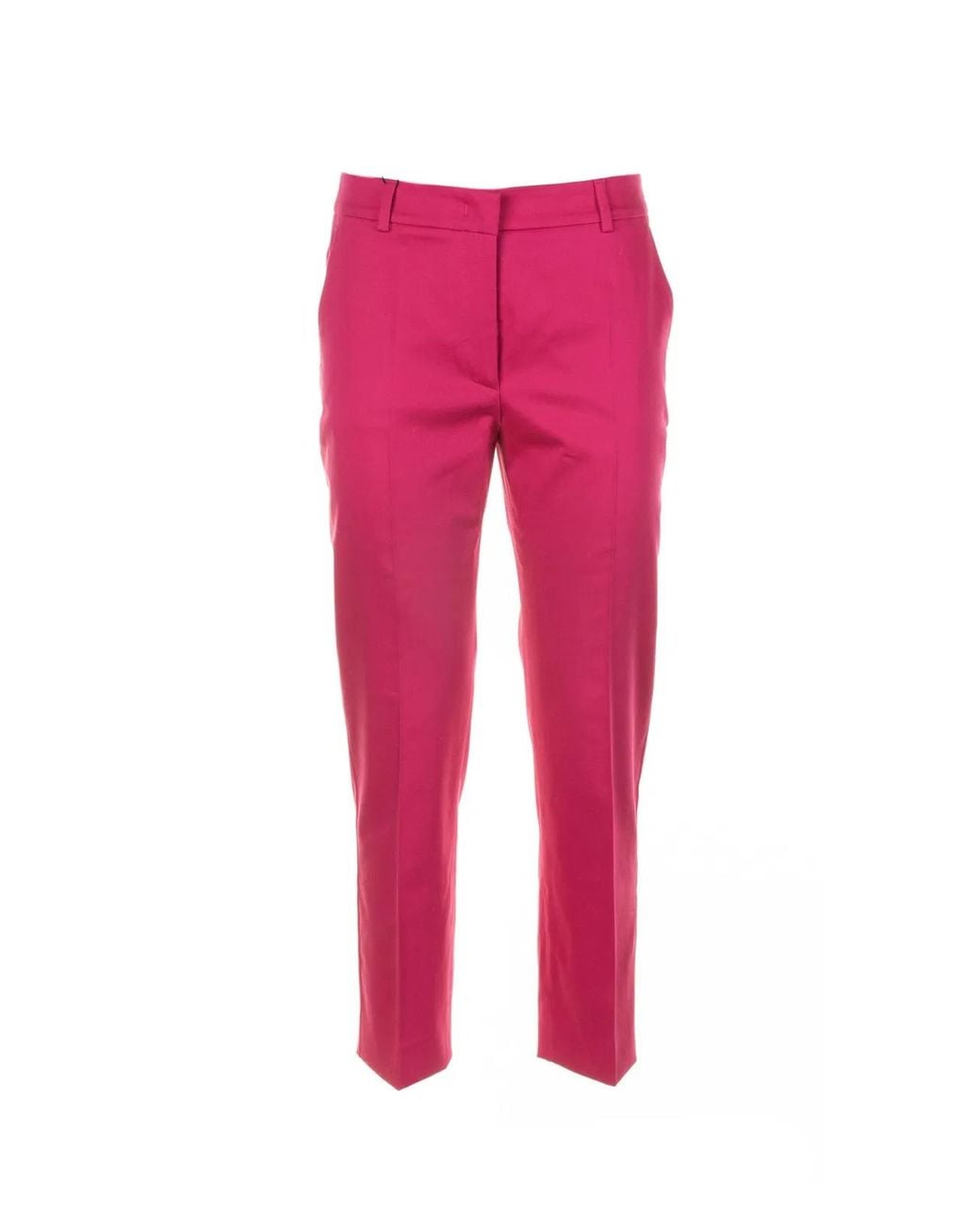 Weekend by Maxmara Pink Cotton Trousers