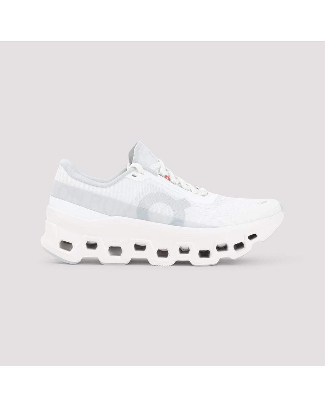 On Shoes White Cloudmster 1 Sneakers Textile Rubber