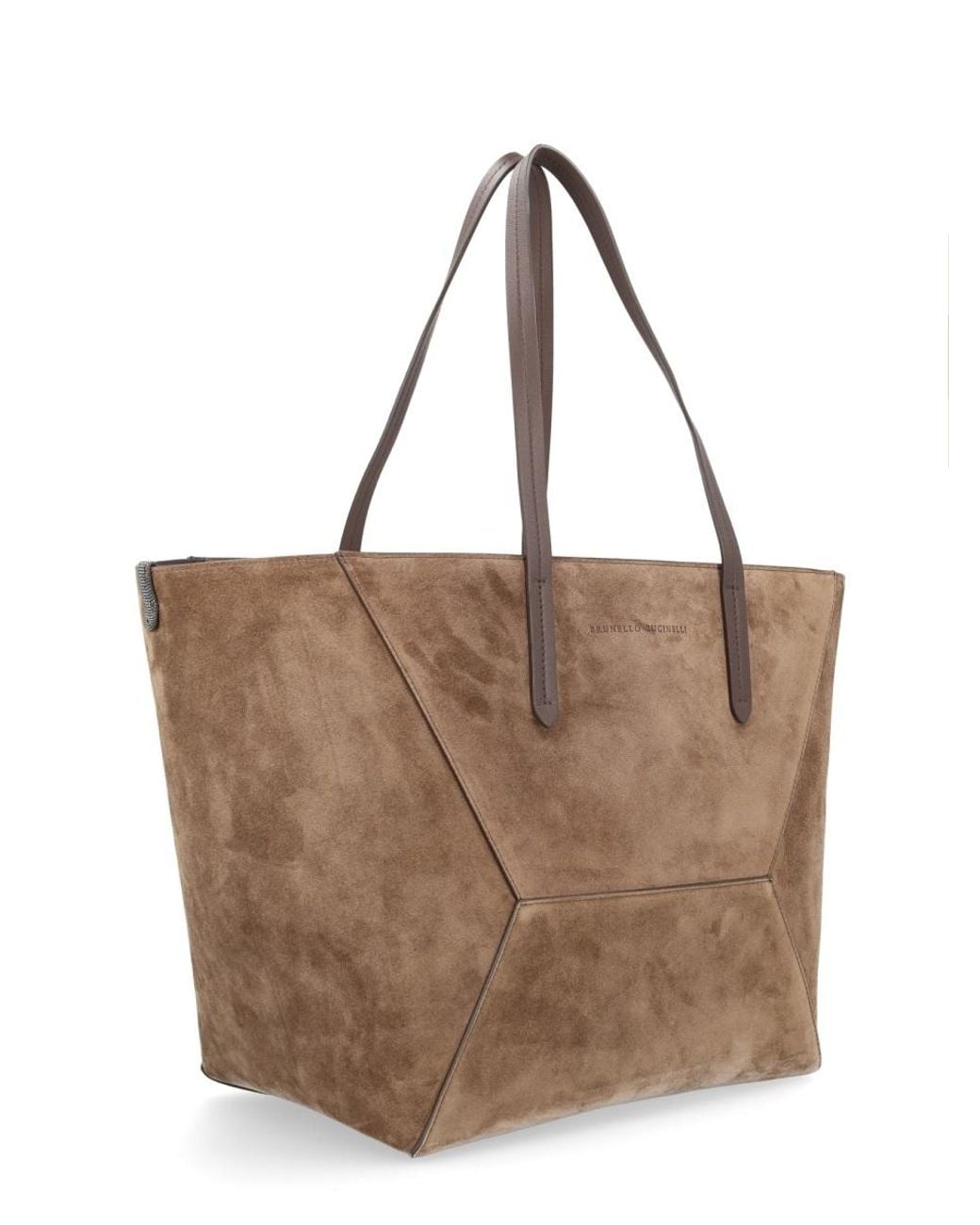 Brunello Cucinelli Brown Maxi Shopping Bag