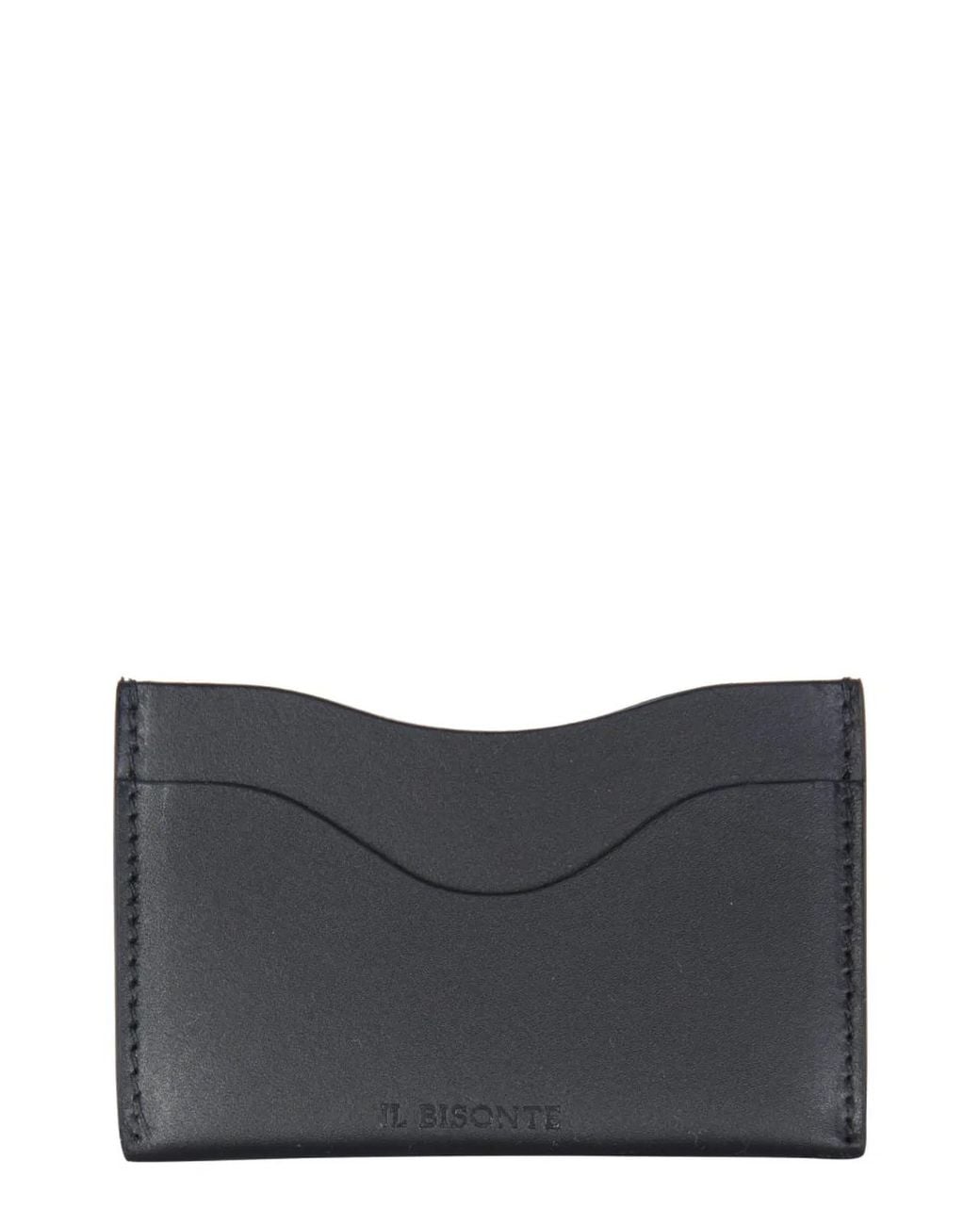 Il Bisonte Gray Orion Card Holder