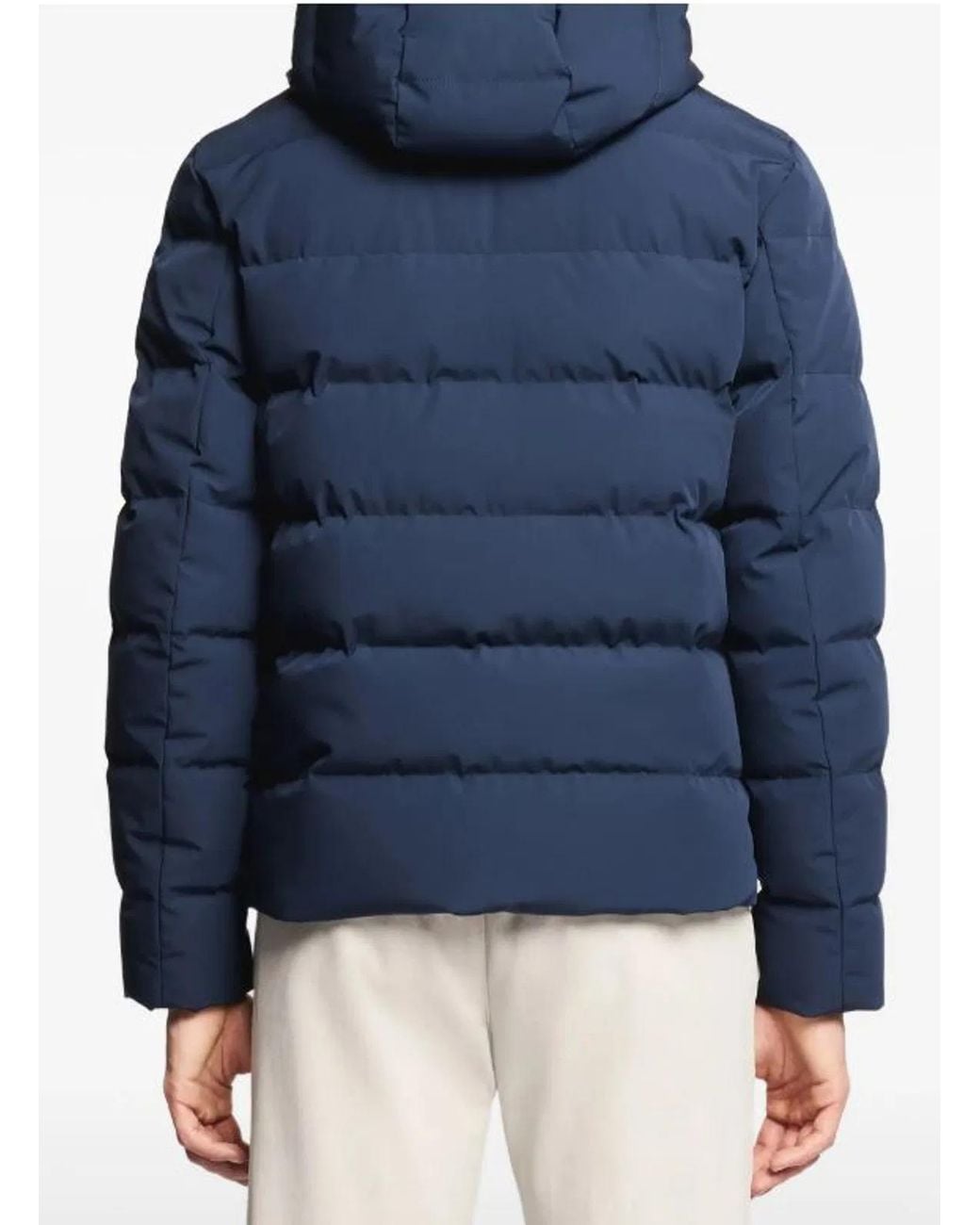 Fay Blue Polyamide Polyester Elastane Jacket for men