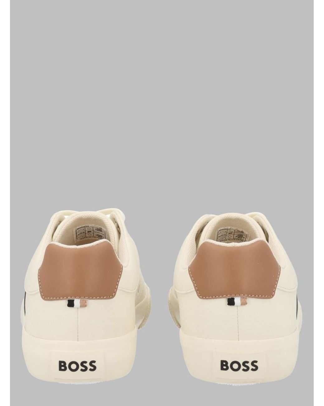 Boss Natural Sneakers Aiden Polyester Trainers for men