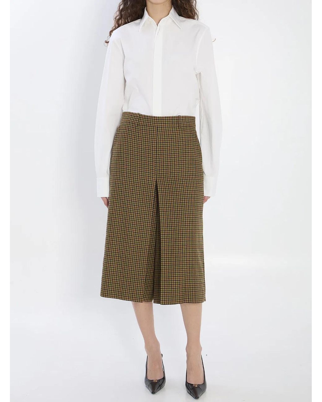 Saint Laurent Natural Pants Skirt