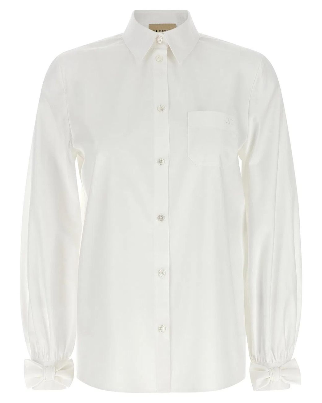 Valentino Garavani White Poplin Shirt
