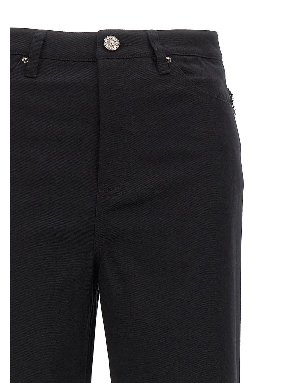 ROTATE BIRGER CHRISTENSEN Black Twill High Rise' Jeans