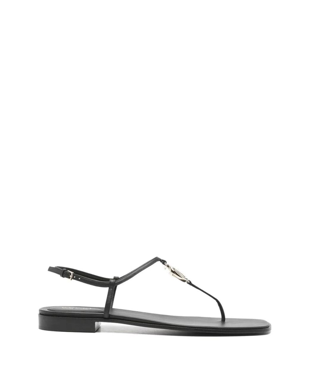 Gucci White Gg Marmont Leather Sandals