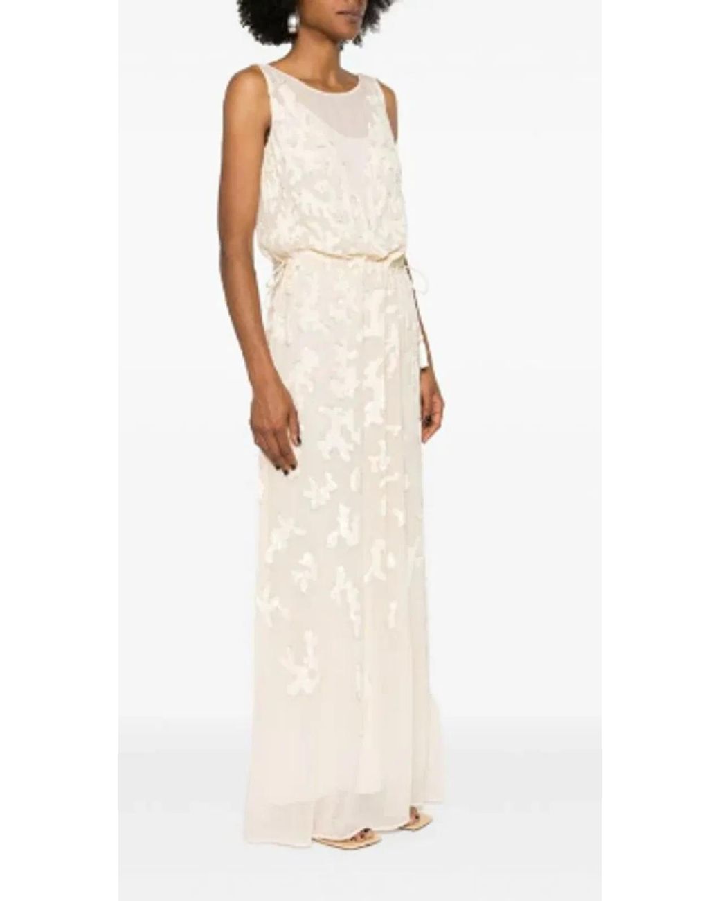 Max Mara White Timeless Clothing Dresses