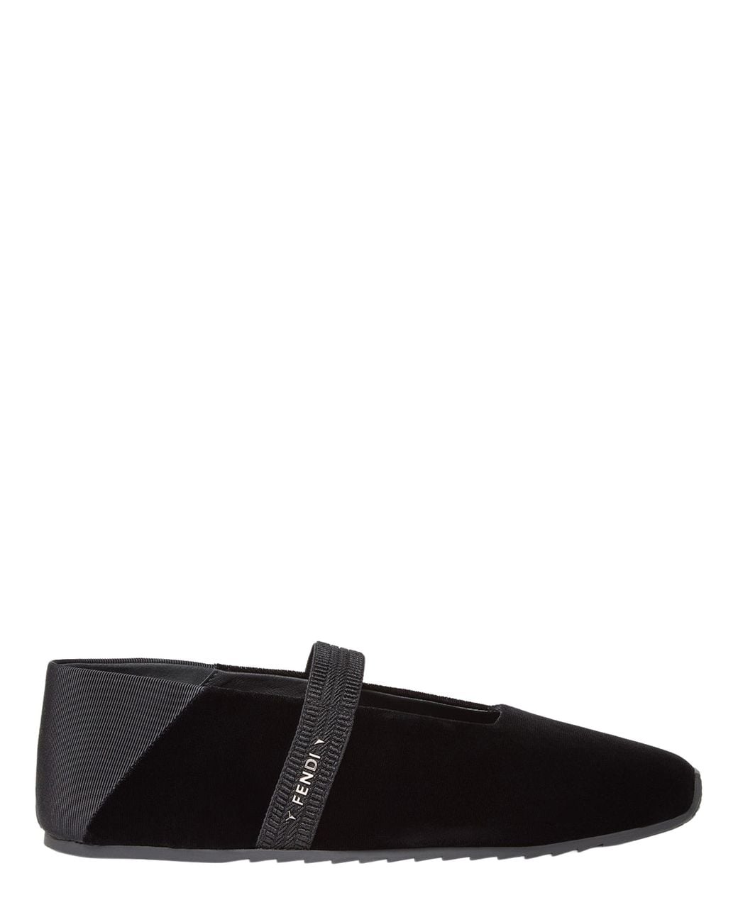 Fendi White Ballet Flat Sneakers Mini