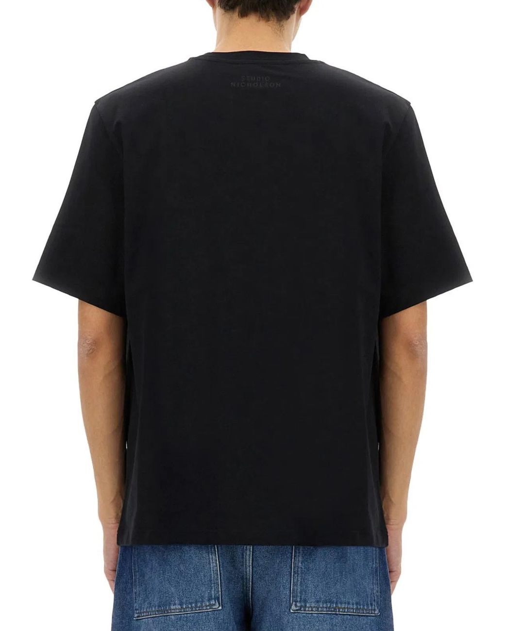 Studio Nicholson Black Tshirt Lay for men