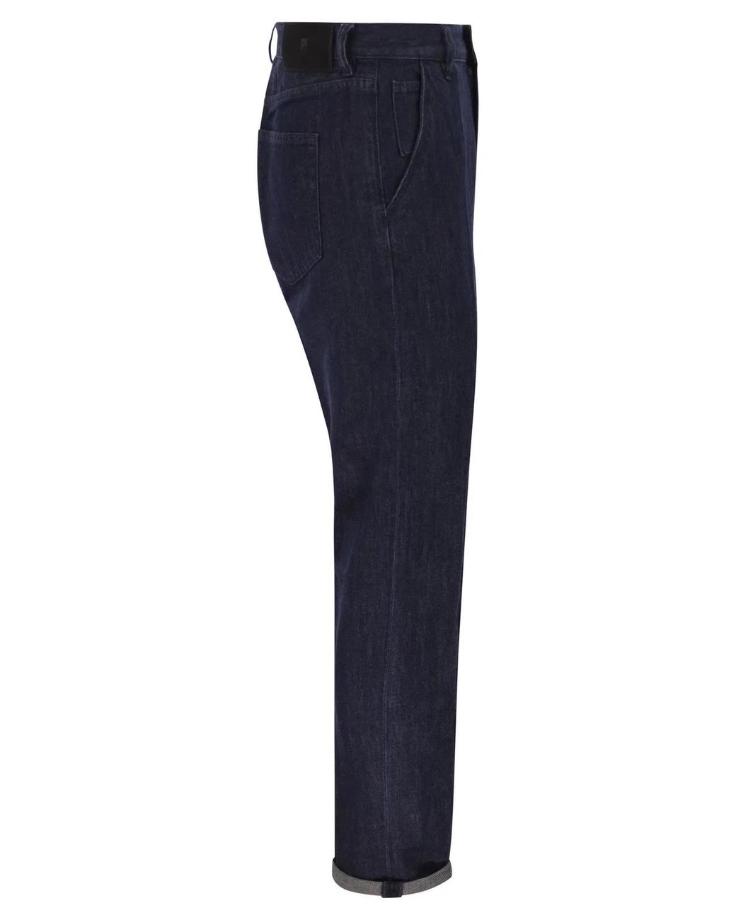 PT Torino Blue Tailored Cotton And Linen Blend Denim Jeans for men