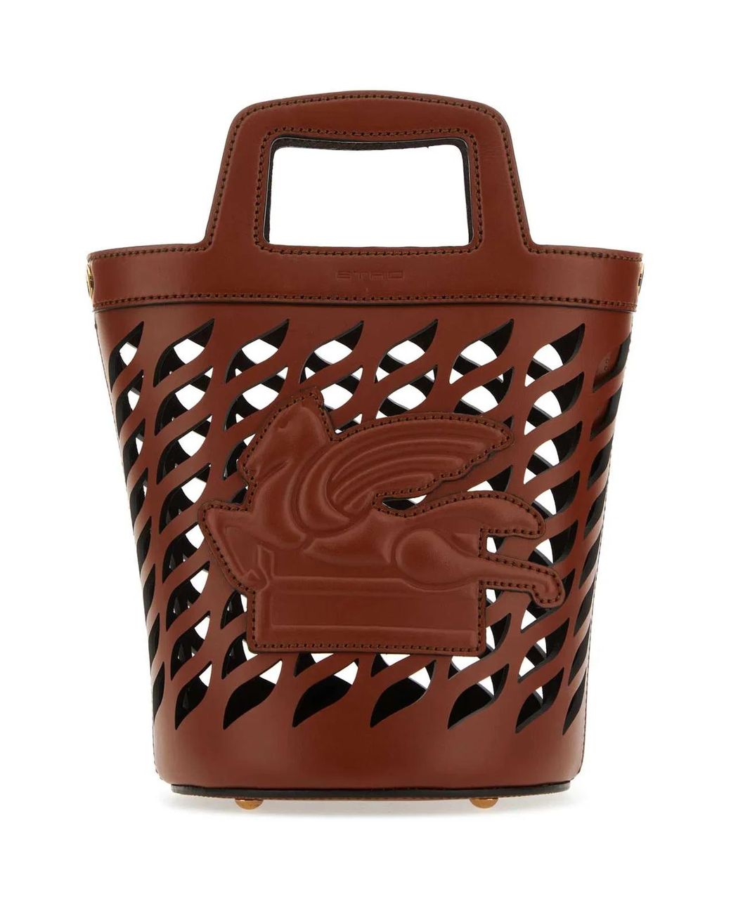 Etro Brown Caramel Leather Bucket Bag