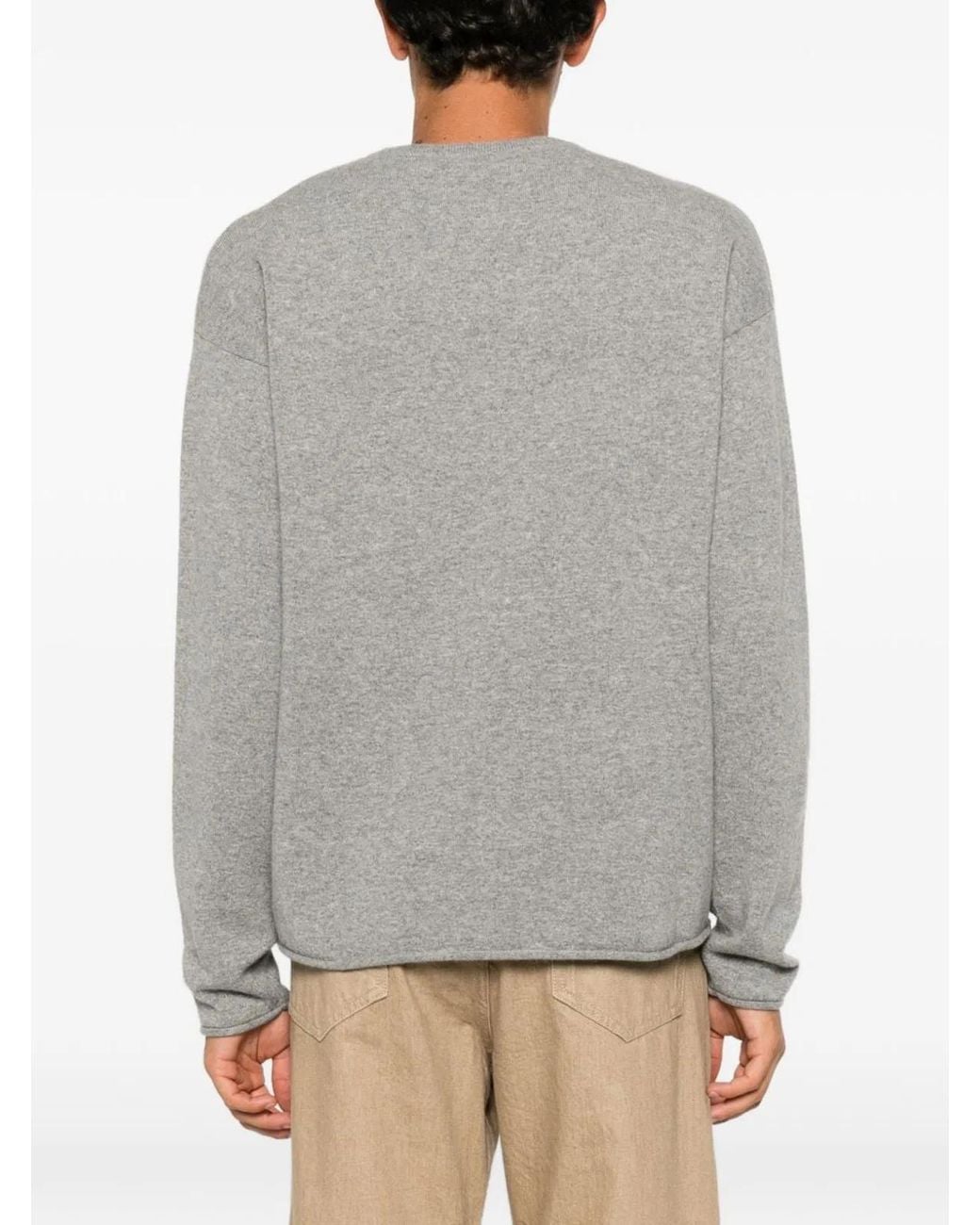 Extreme Cashmere Gray Cashmere Crewneck Sweater