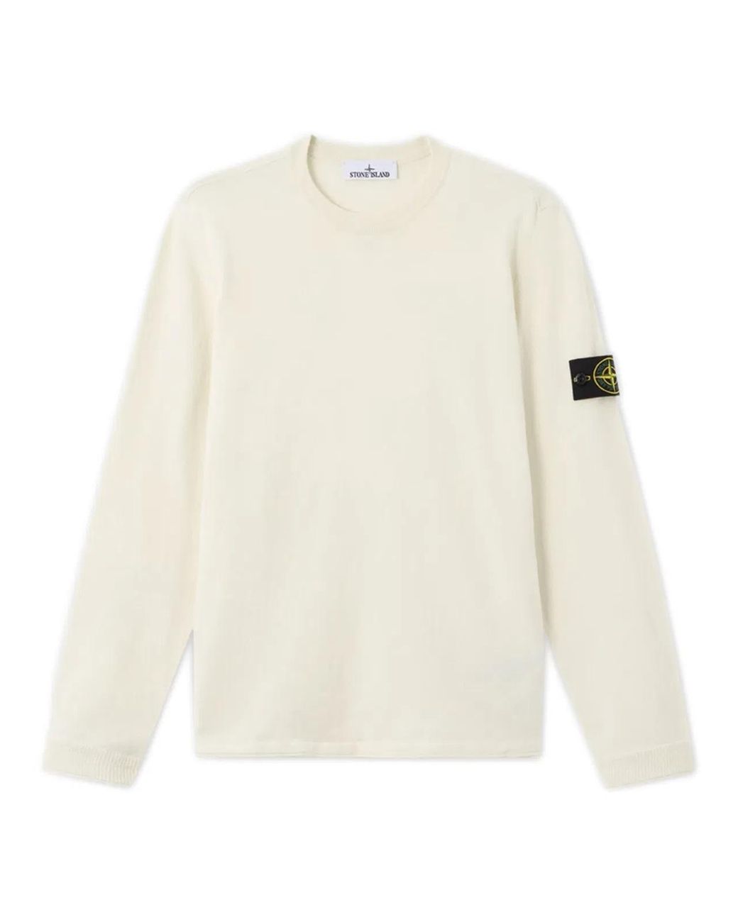 Stone Island White 5100062 Light Raw Hand Organic Cotton for men