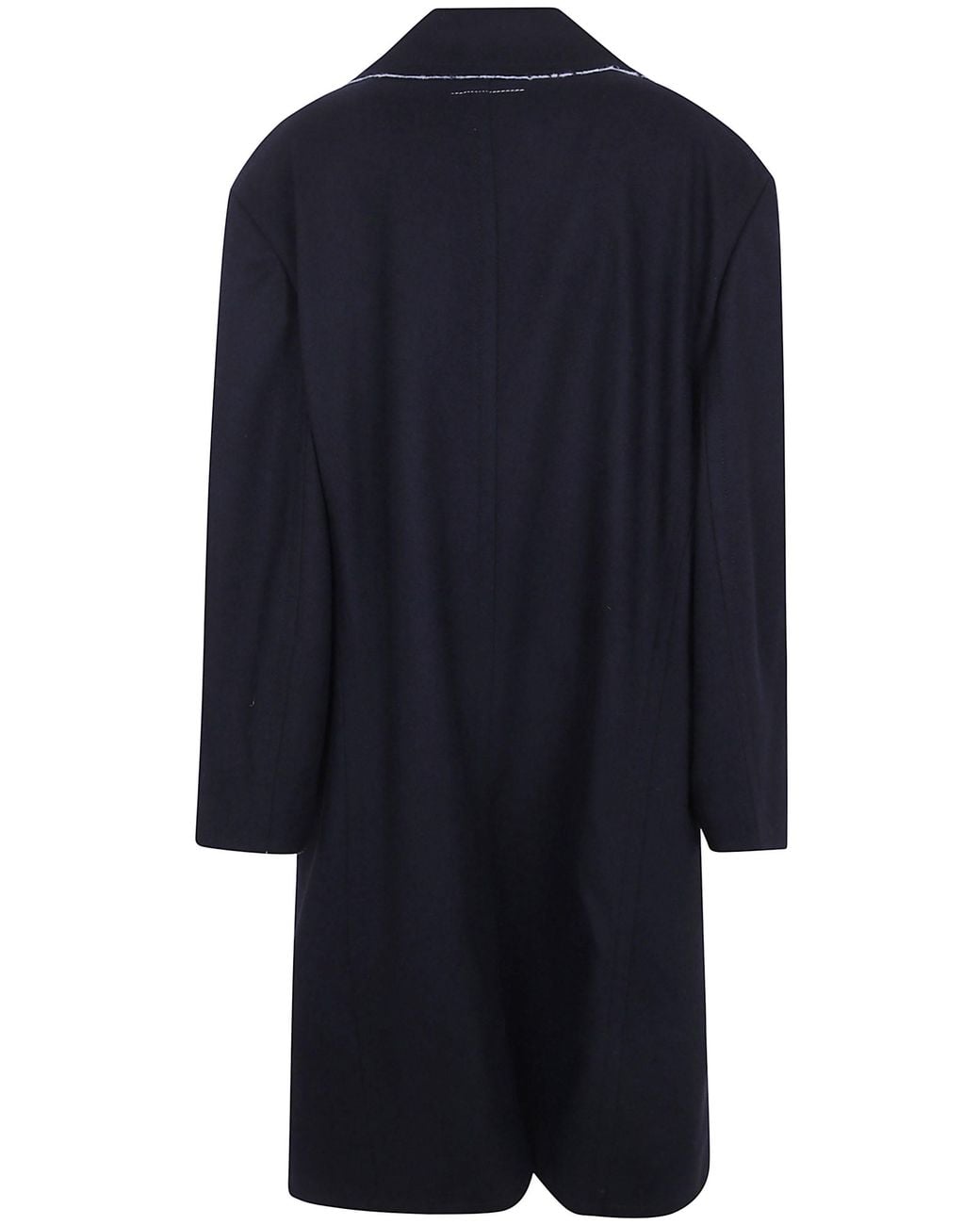 MM6 by Maison Margiela Blue Classic Coat