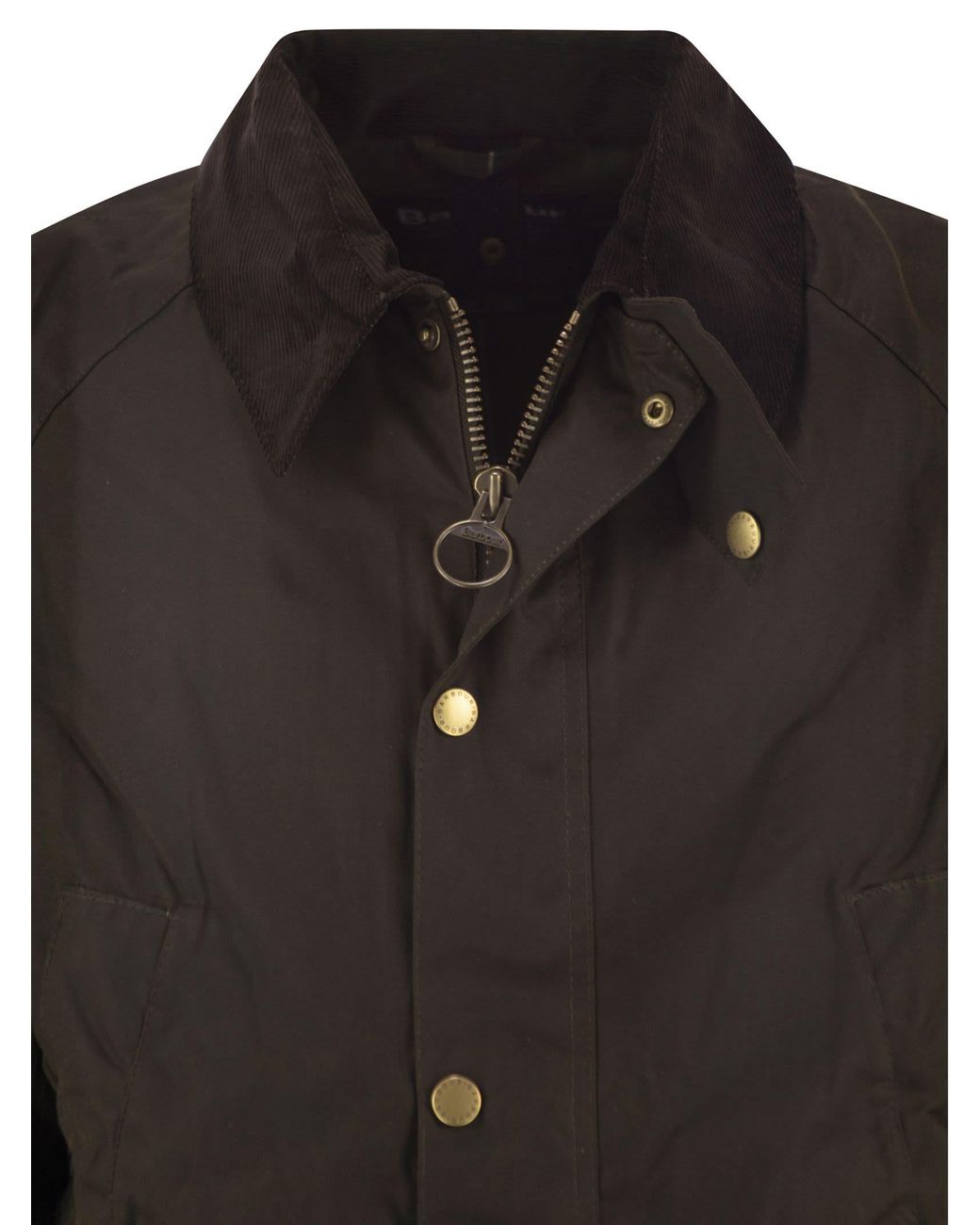 Barbour Black Ashby Wax Jacket for men