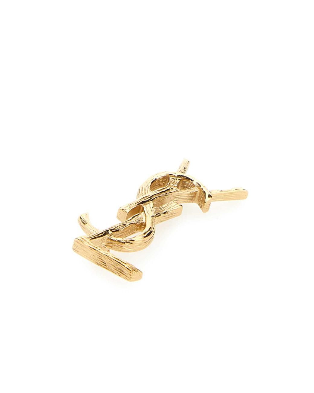 Saint Laurent Metallic Spilla Cassandre