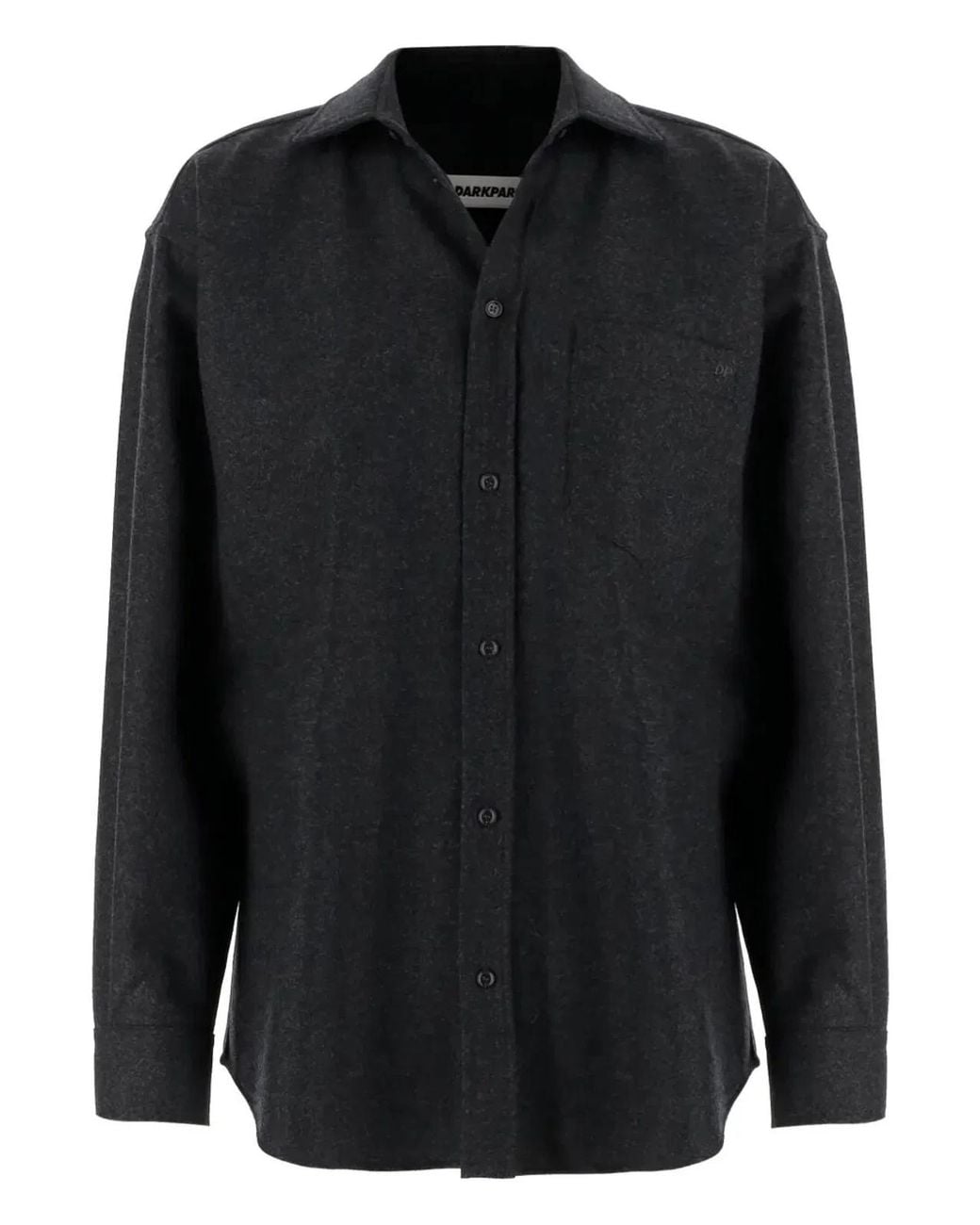 DARKPARK Black "Anne" Wool Tailored Shirt