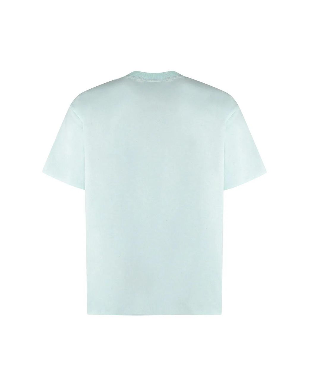 Bottega Veneta Blue Cotton Crew-Neck T-Shirt for men