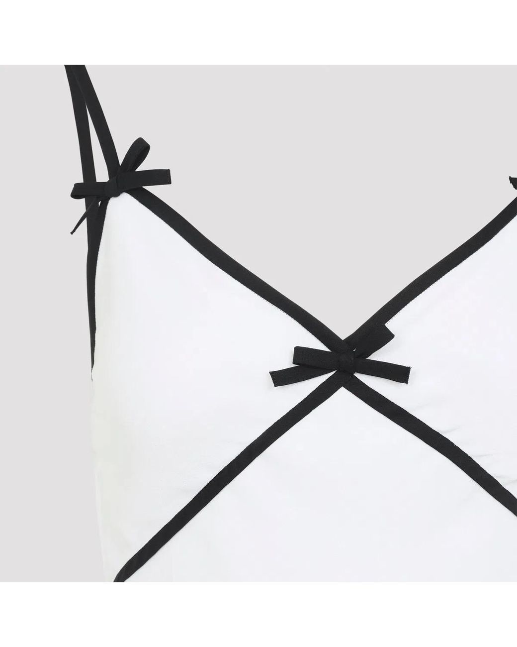 Moschino Couture White Bow Top