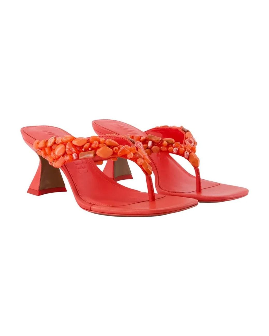 Cult Gaia Red Abi Pumps