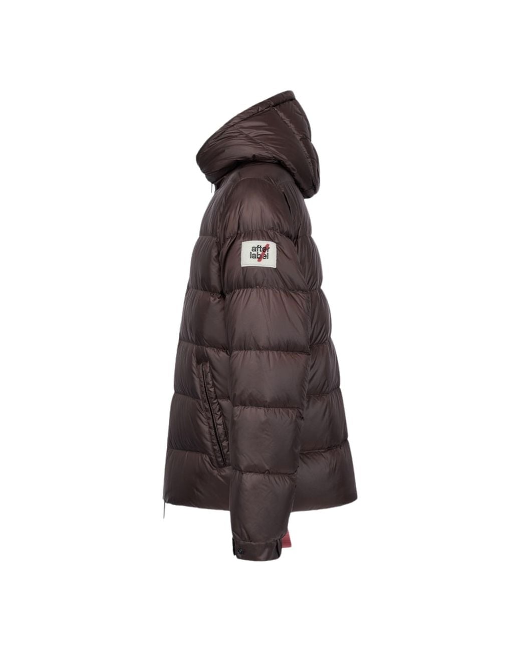 AFTER LABEL Brown Verbier Hooded Down Jacket for men