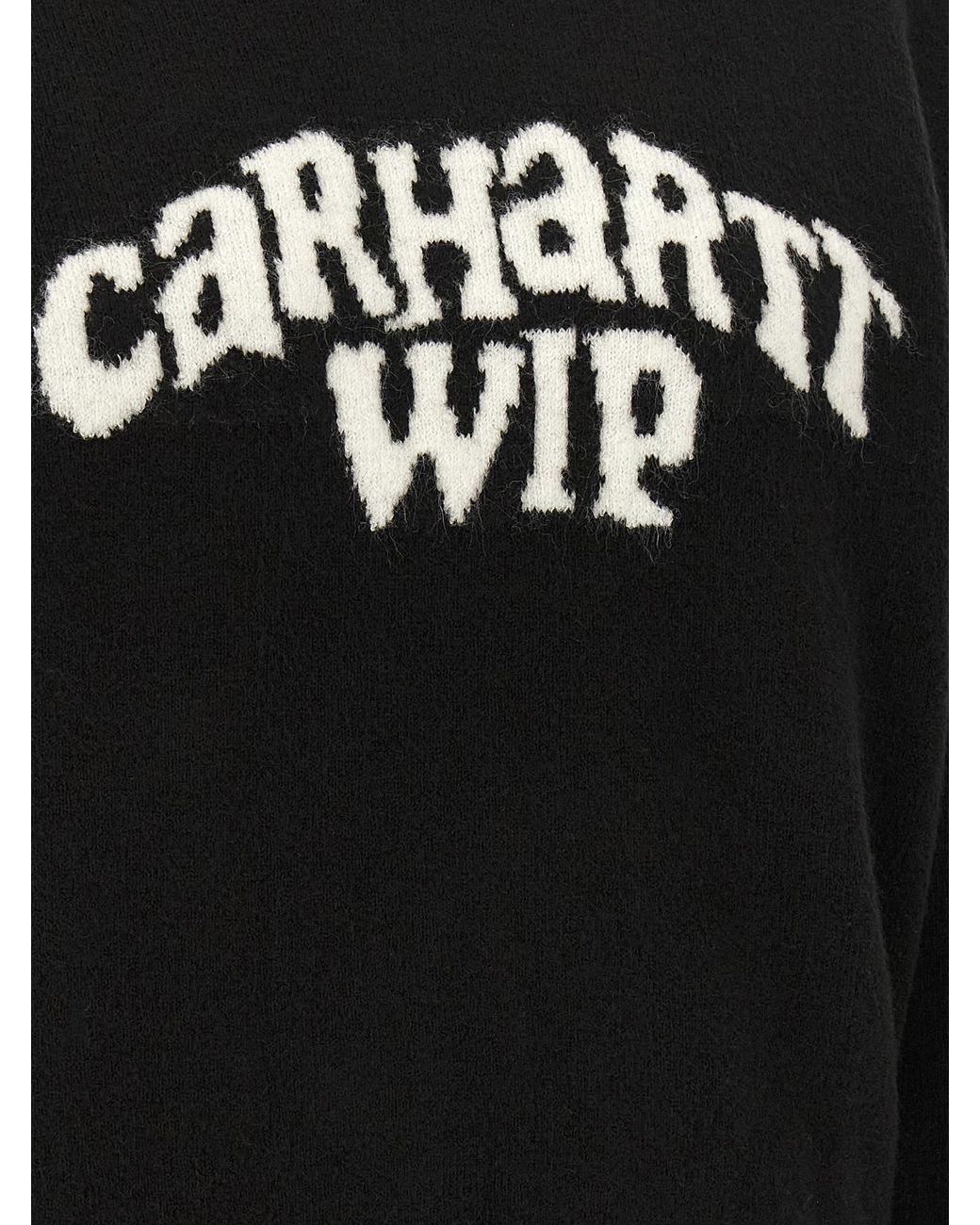 Carhartt Black Logo Intarsia Sweater