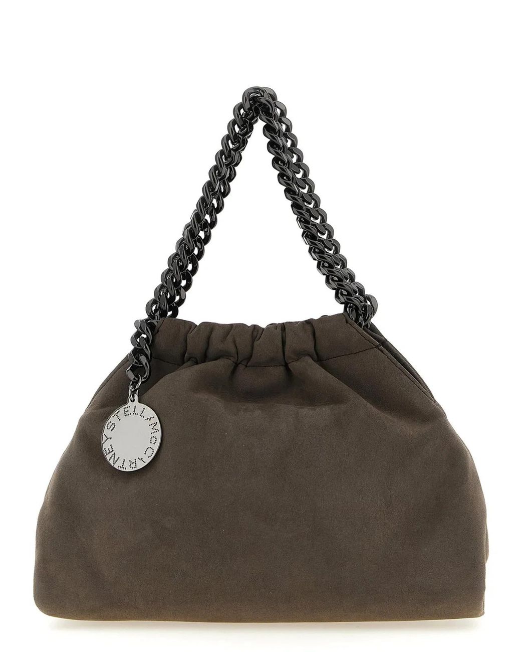 Stella McCartney Black 'Falabella Mini Drawstring' Crossbody Bag
