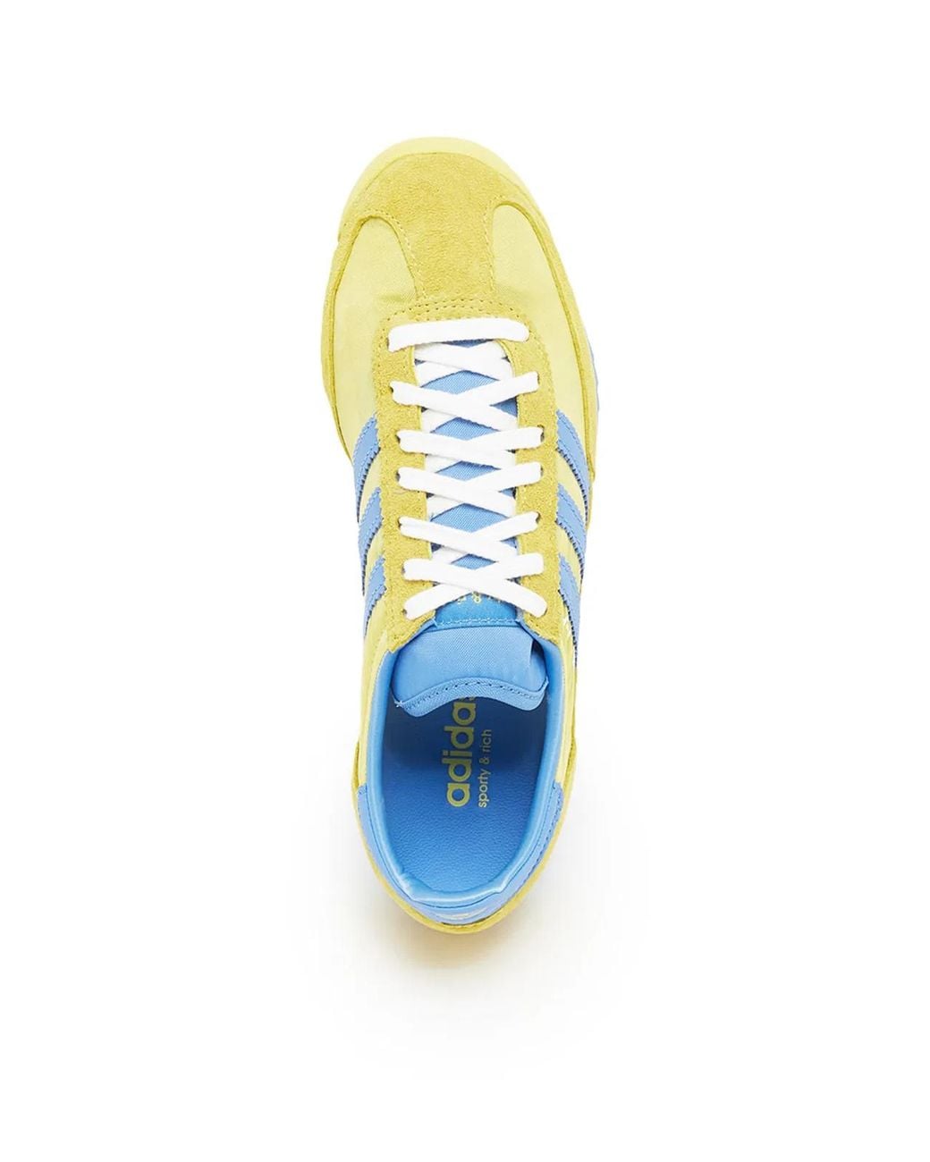 Adidas Yellow Sl72 X Sporty & Rich Sweden Pack Sneakers