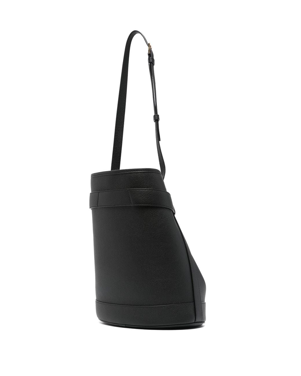 Tom Ford Black Mini Bucket Drawstring Handbag