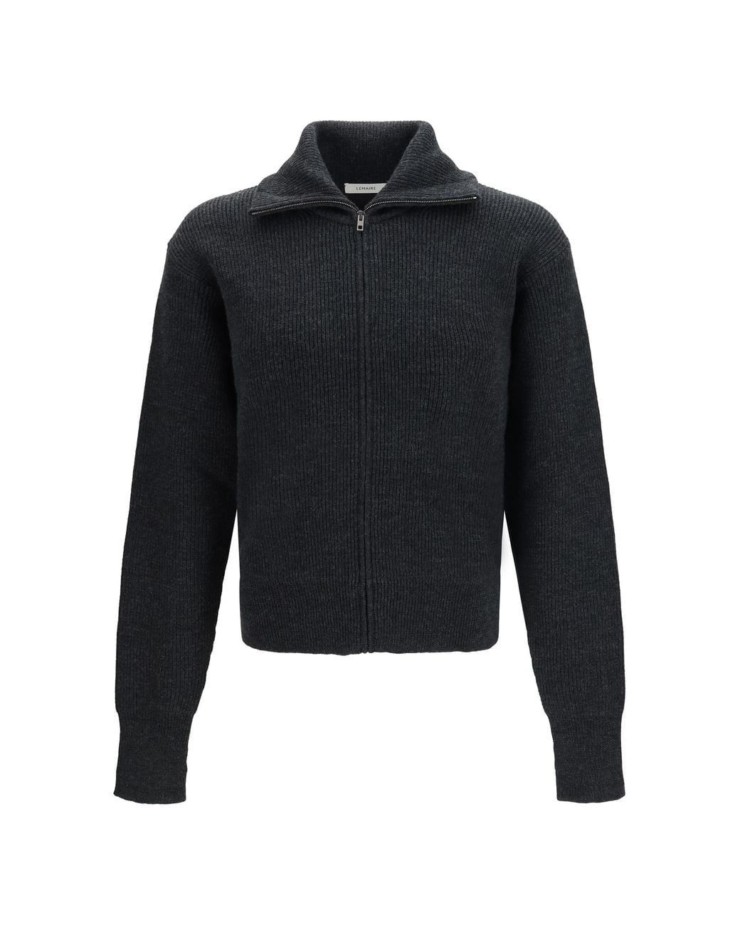 Lemaire Blue Wool Zip Cardigan for men