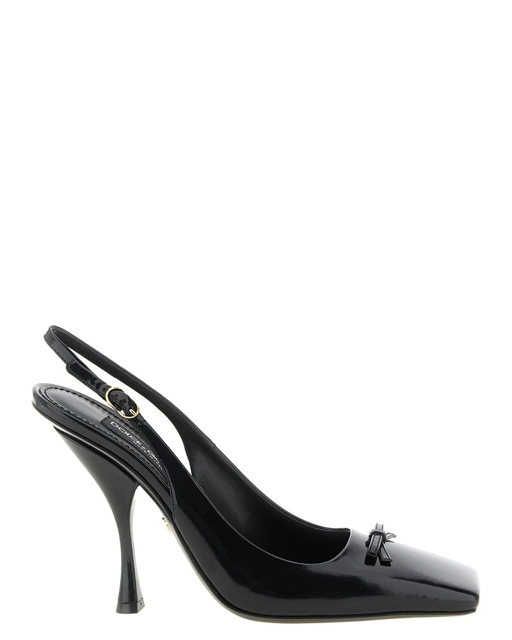 Dolce & Gabbana Black Dolce & Gabbana 'Schiffer' Slingback
