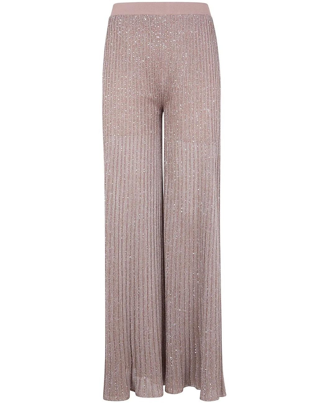 D.exterior Brown Degrade' Lux Flared Trousers