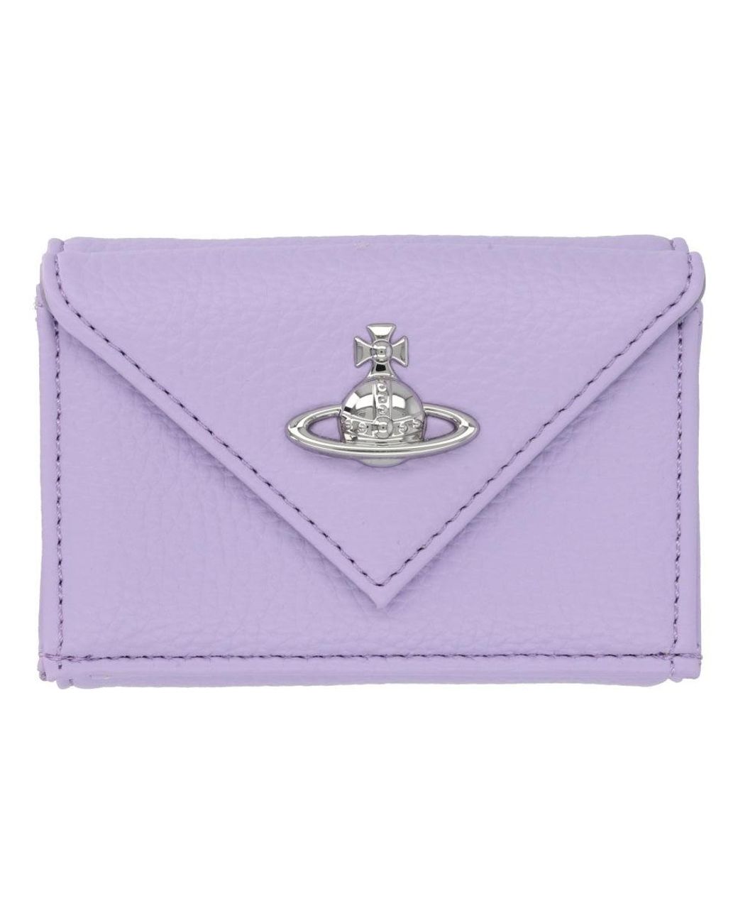 Vivienne Westwood Purple Lilac Polyurethane Wallet