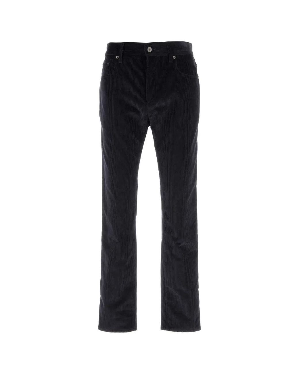 Burberry Black Dark Corduroy Pant for men