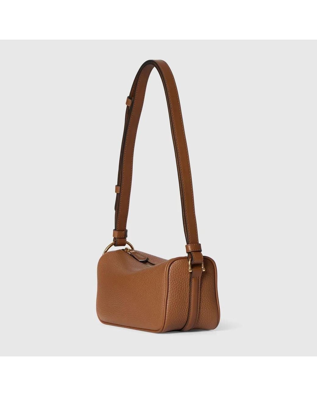 Gucci Brown Victory Arabella Mini Calf Leather Bag