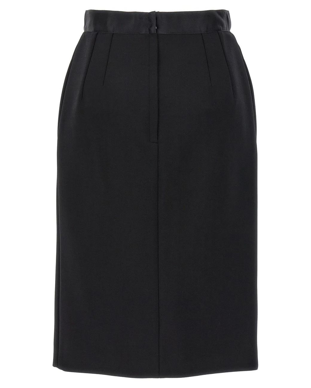 Dolce & Gabbana Black High Waist Skirt