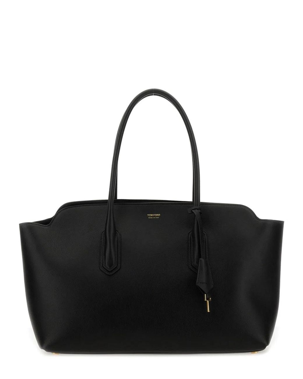 Tom Ford Black Calf Leather Shoulder Bags
