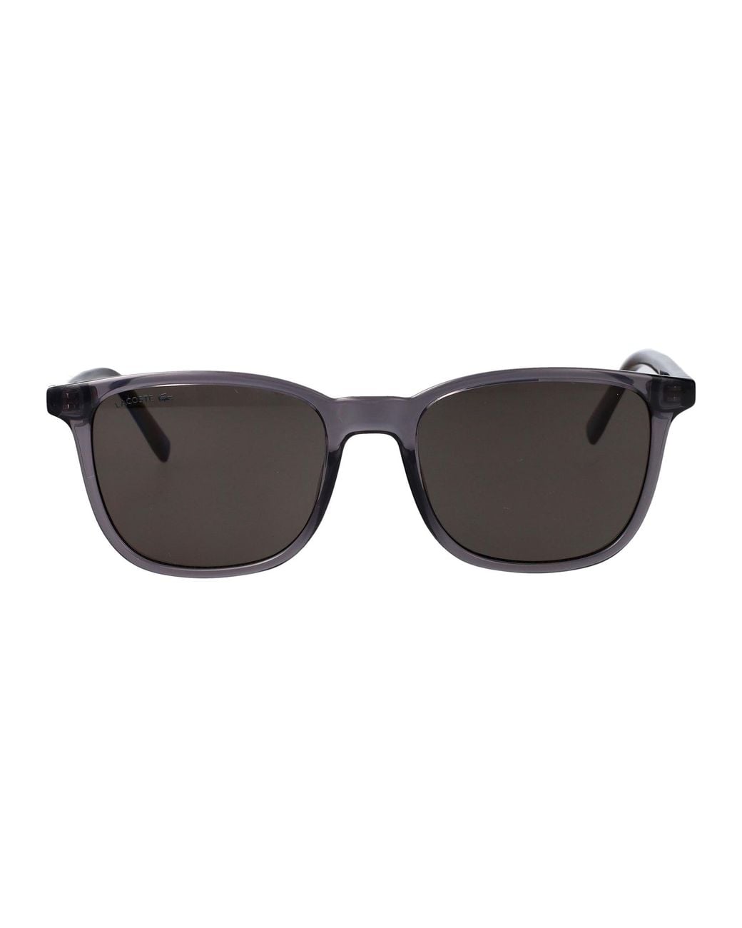 Lacoste Gray Transparent Injected Sunglasses for men