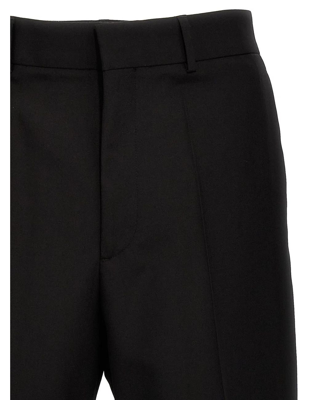 Valentino Garavani Black Wool Pants for men