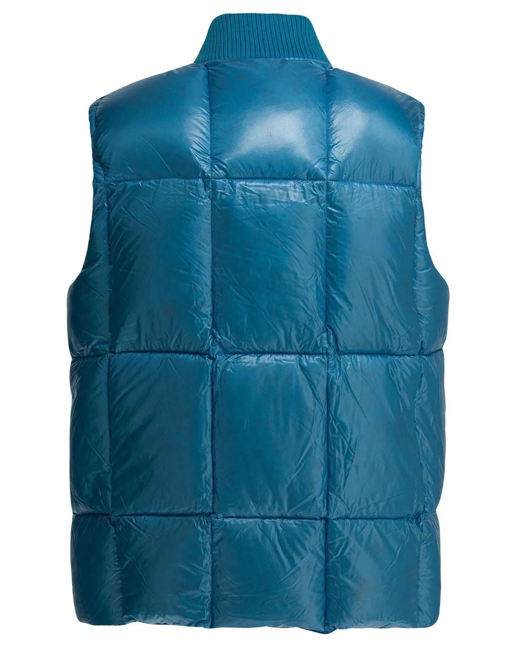 Beams Plus Blue Nylon Down Jacket for men