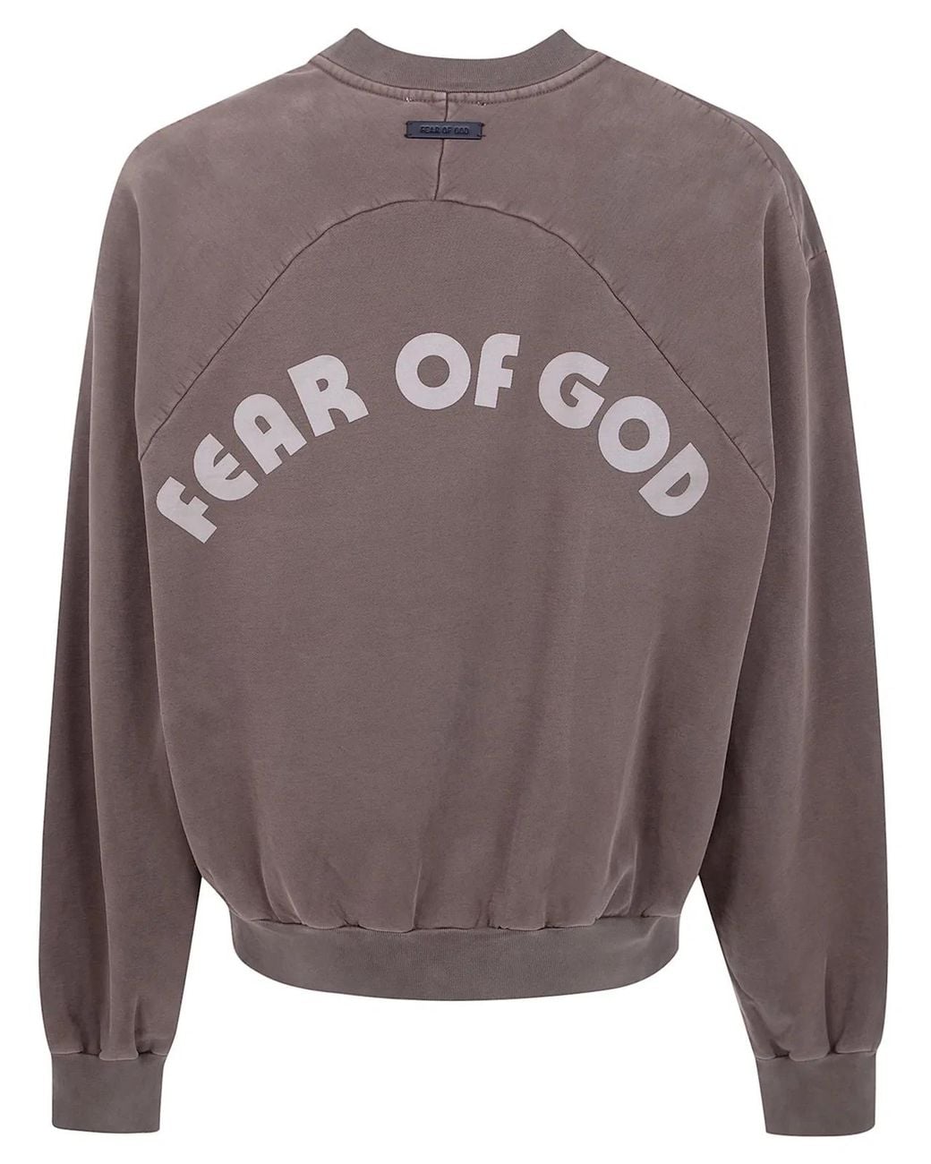 Fear Of God Brown Baseball Classic Fit Half Raglan Sweatsh for men