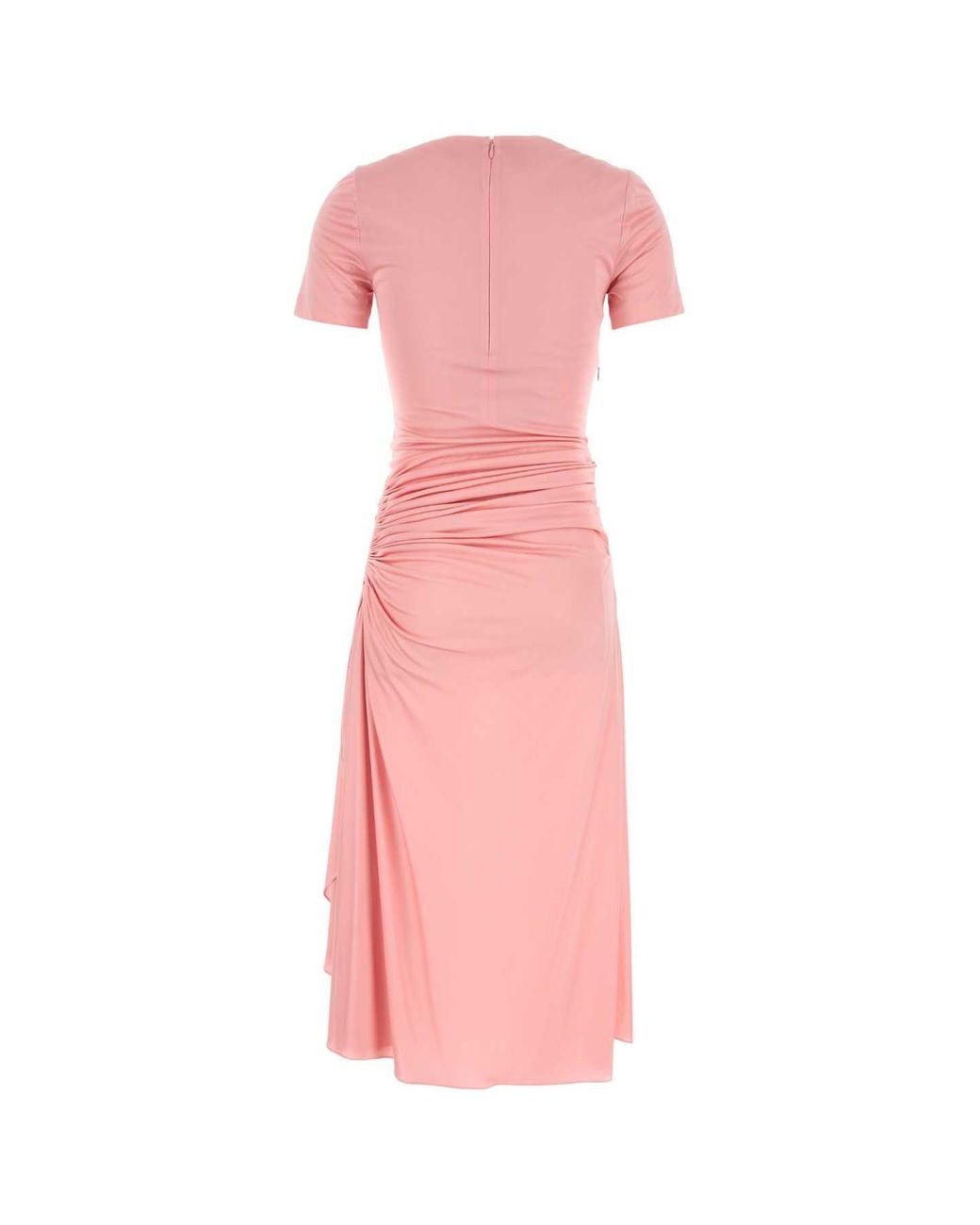 Givenchy Pink 4G Liquid Detail Draped Dress
