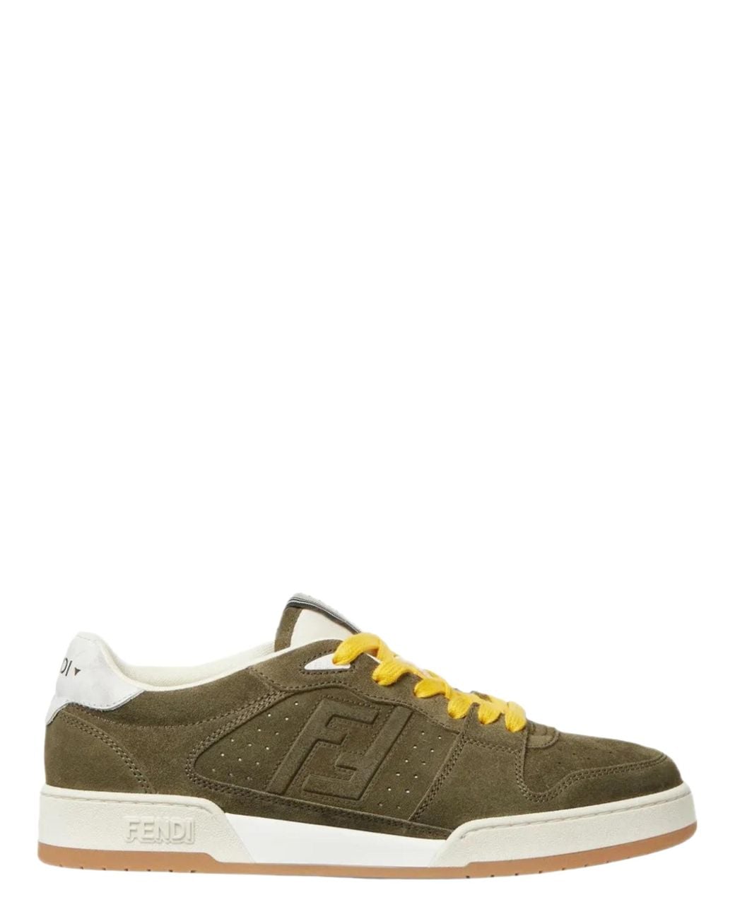 Fendi Green Match Crosta Vitello St Logo for men