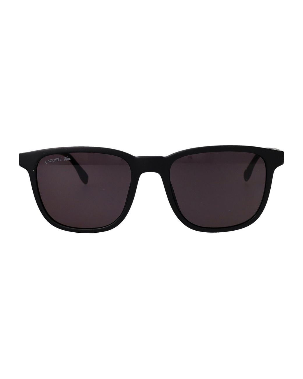 Lacoste Black Matte Injected Sunglasses for men