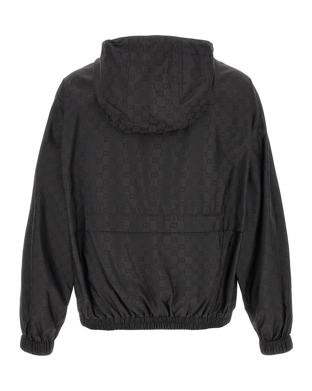 Gucci Gray Polyamide Shell Jacket Clothing for men