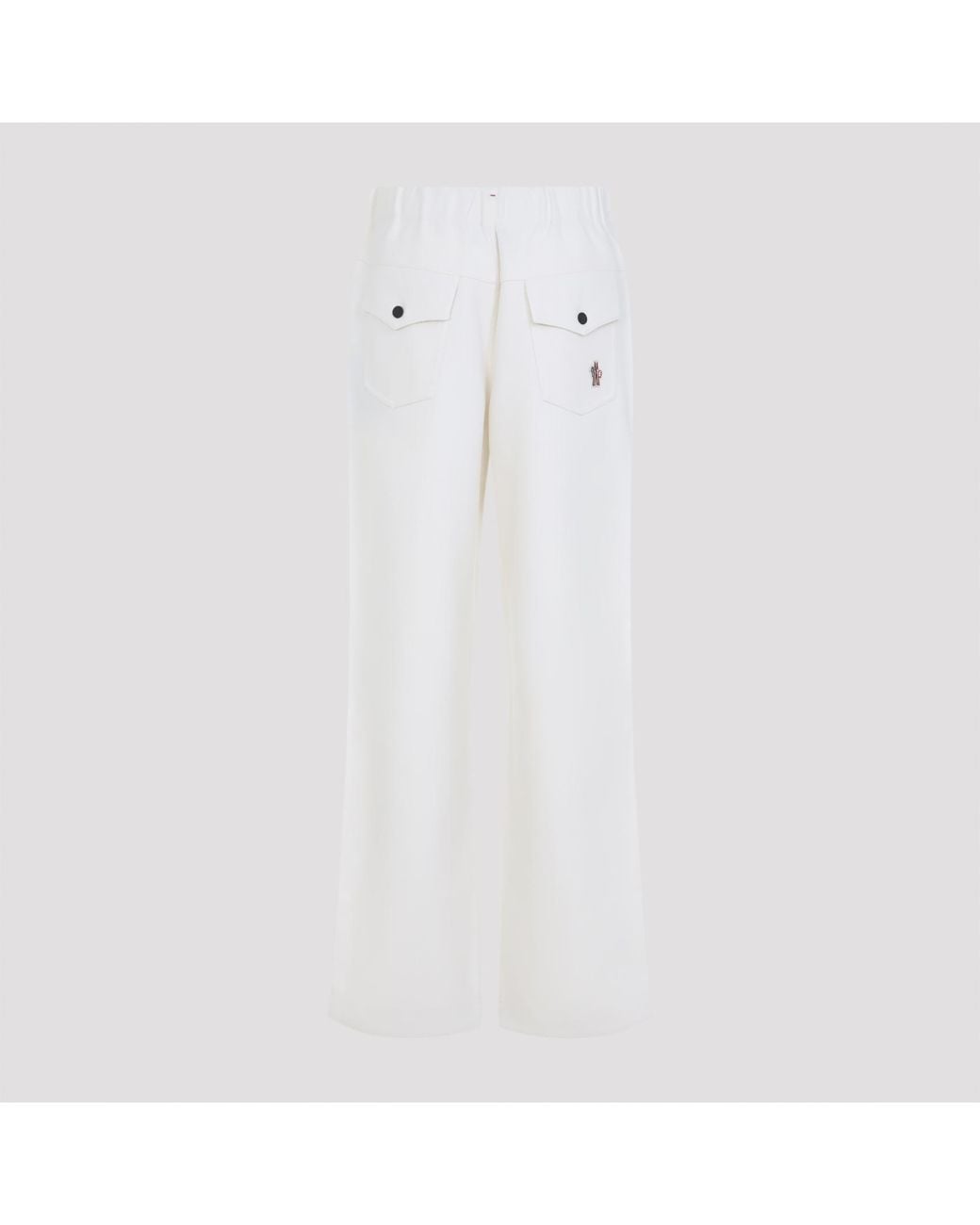Moncler White Sweat Bottoms